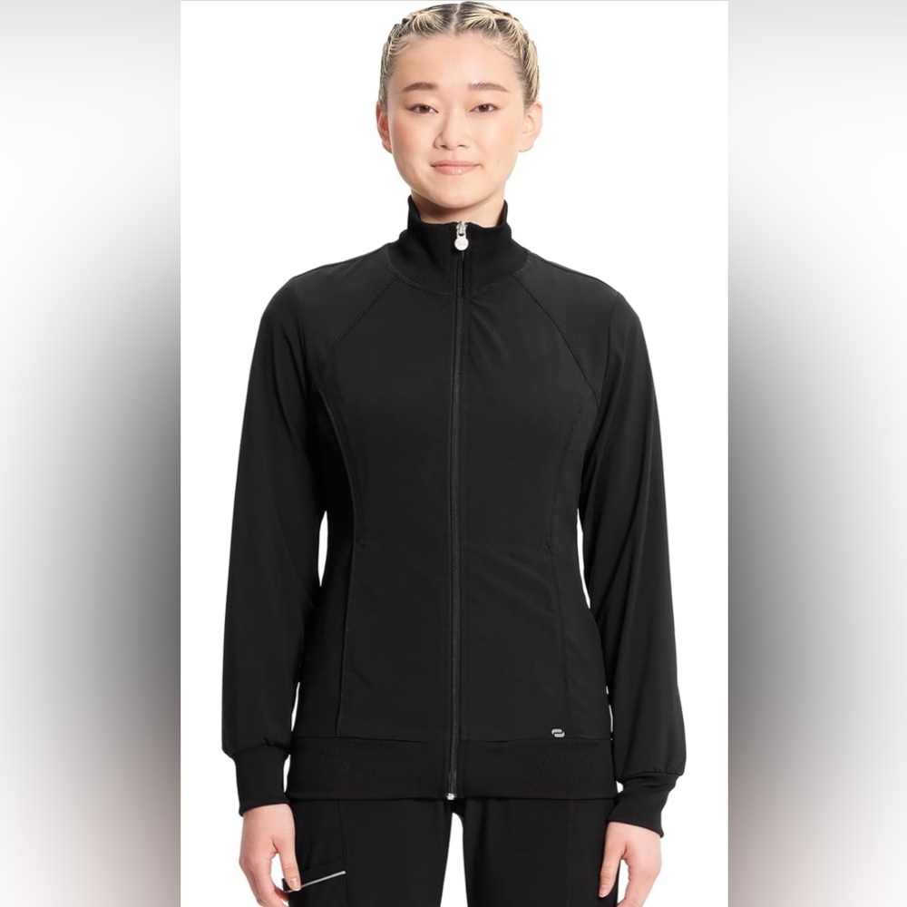 Cherokee InfinityZip Front Scrub Jackets for Women